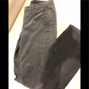 Ann Taylor charcoal grey velvet pants!  Holidays